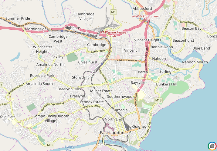 Map location of Selborne